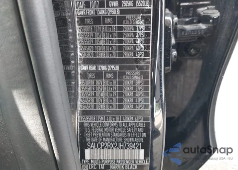 2018 Land Rover Discovery Sport Se from USA, damaged, VIN SALCP2RX2JH739421